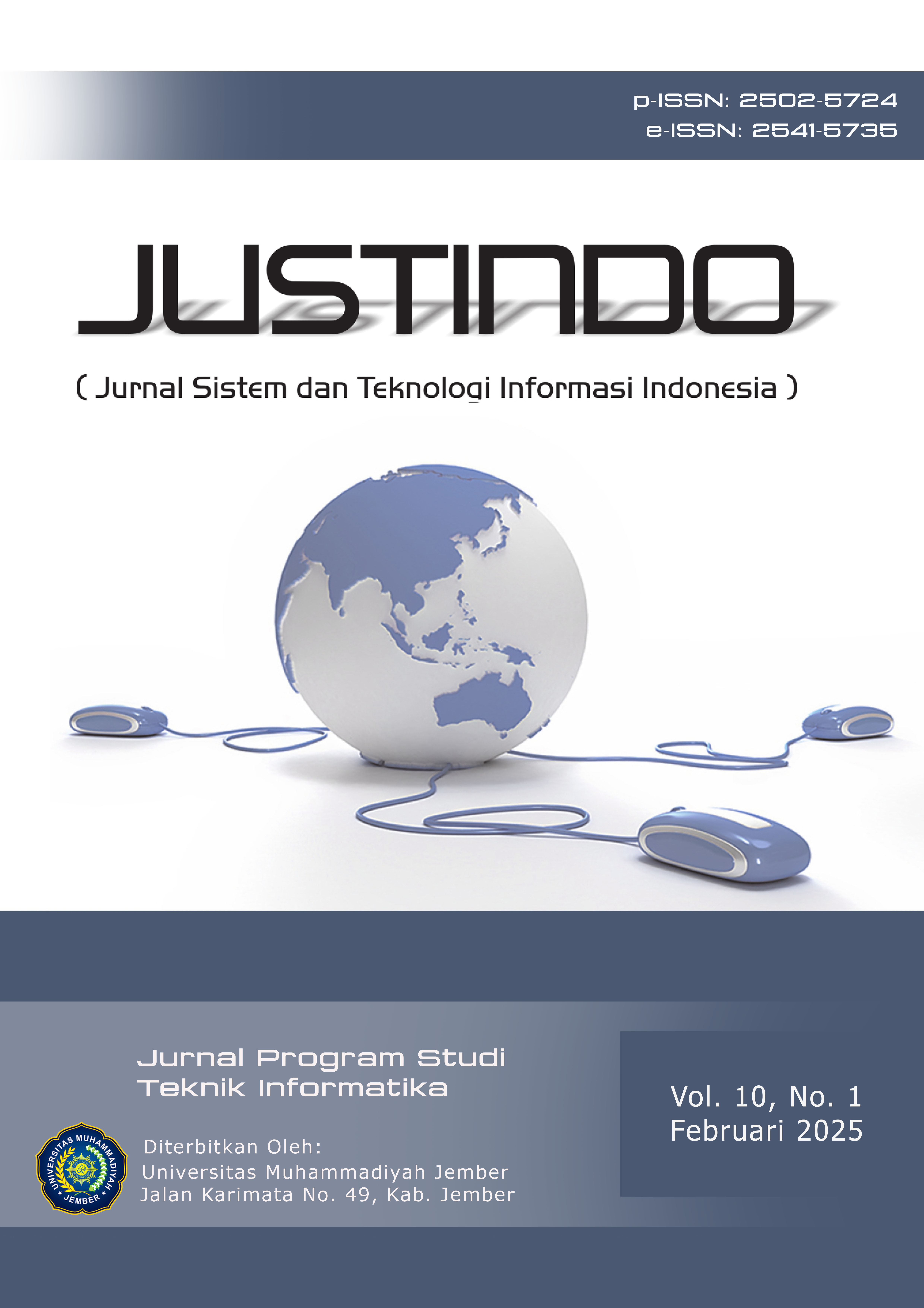 					View Vol. 10 No. 1 (2025): JUSTINDO
				