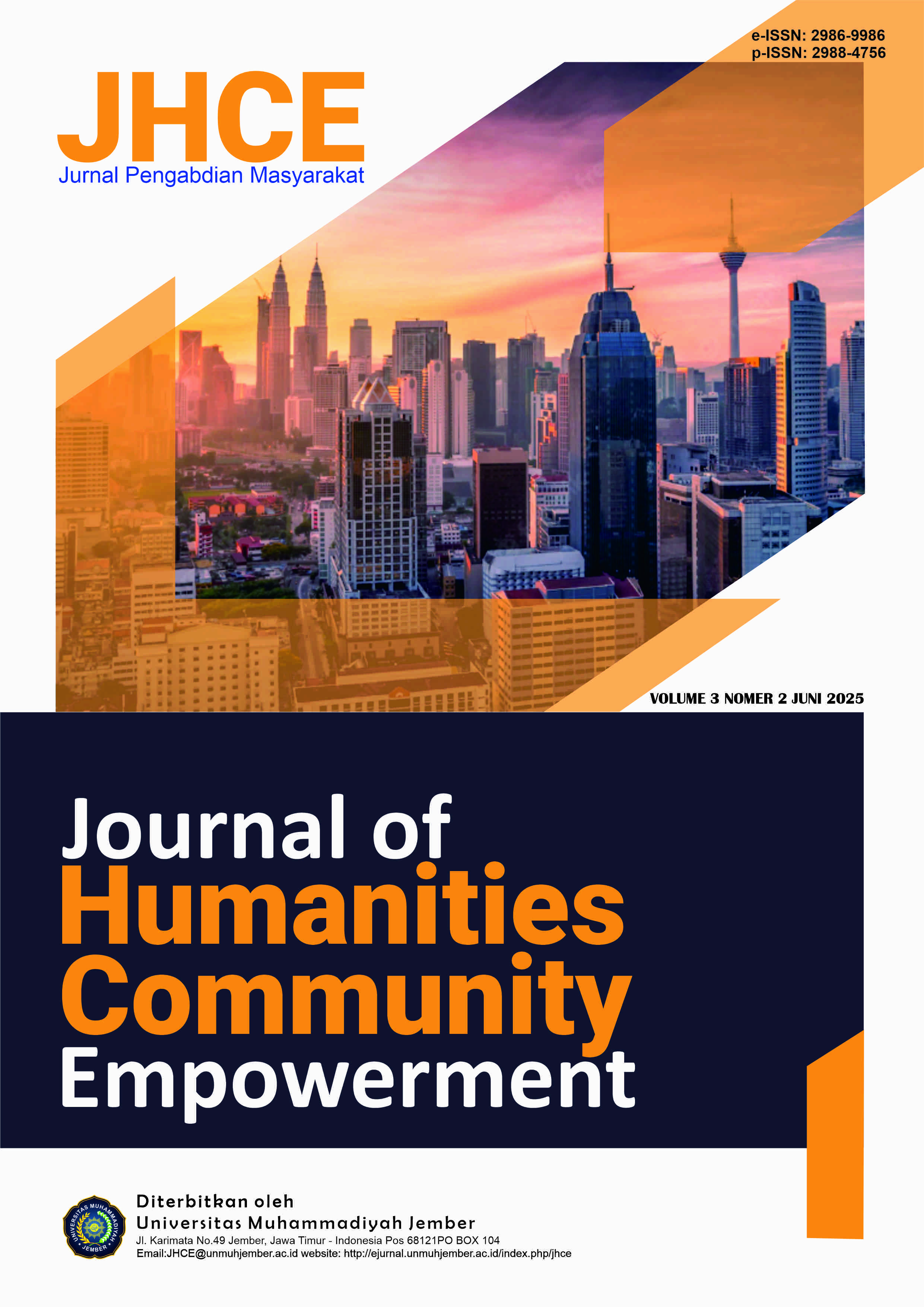 					View Vol. 3 No. 2 (2025): Journal of Humanities Community Empowerment
				